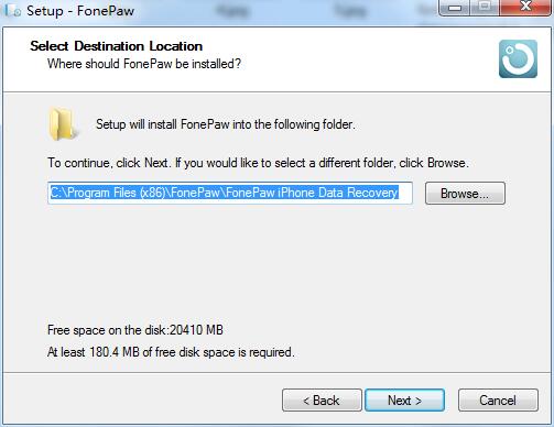 Fo<i></i>nePaw iPhone Data Recovery截图