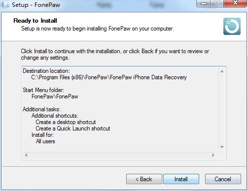 Fo<i></i>nePaw iPhone Data Recovery截图