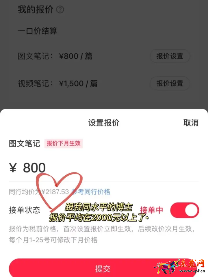 小红书推广价目表？小红书推广费用一般多少？