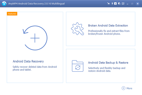 AnyMP4 Android Data Recovery  2.0.16 正式版
