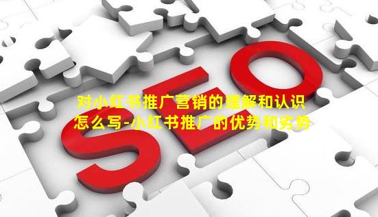 对小红书推广营销的理解和认识怎么写-小红书推广的优势和劣势