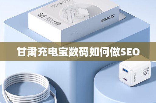 甘肃充电宝数码如何做SEO