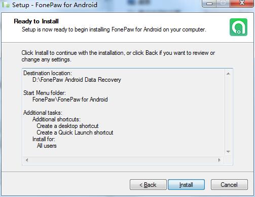 Fo<i></i>nePaw Android Data Recovery截图