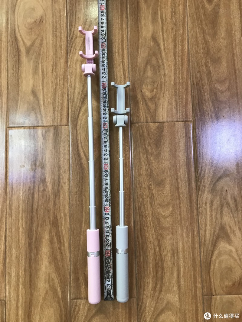 #晒单大晒#华为 荣耀AF15蓝牙无线自拍杆粉色款开箱，附小米自拍杆简单对比