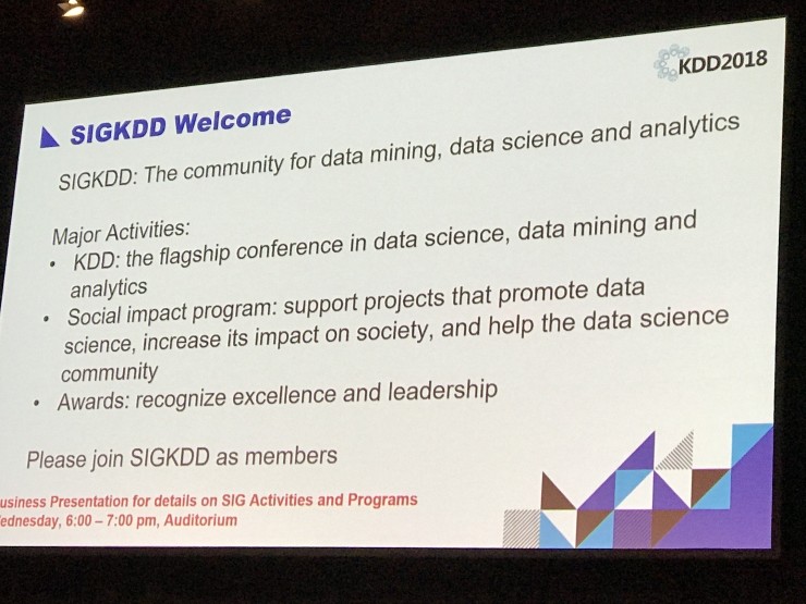 KDD 2018今日开幕，刘兵唐杰分获创新奖及杰出服务奖