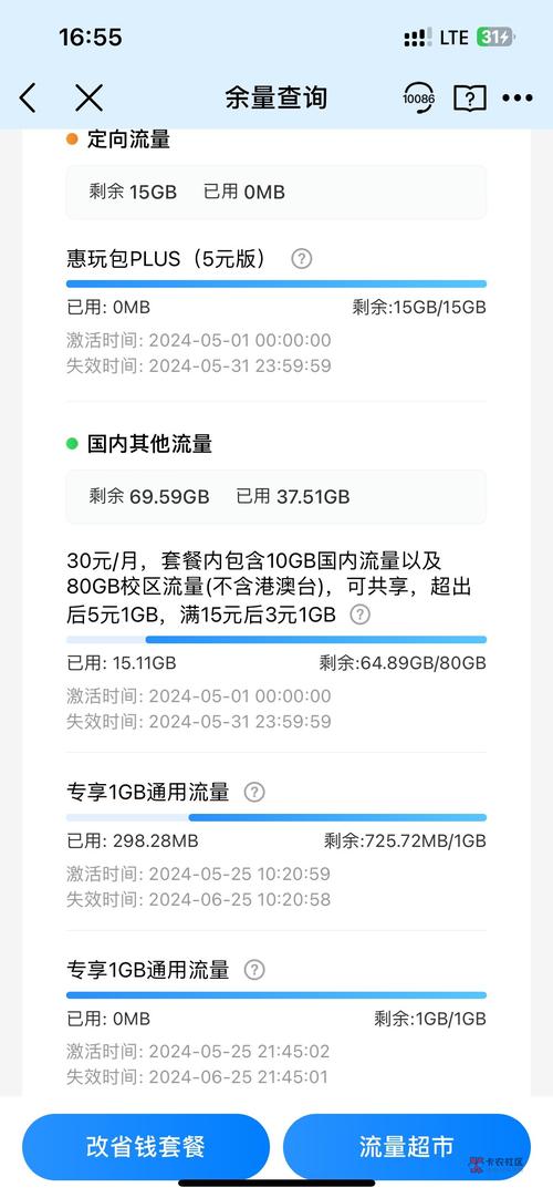 mb手机多少流量?