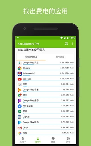 accubattery pro电池检测                    版本：v2.1.4手机电池检测软件「accubattery pro电池检测                    版本：v